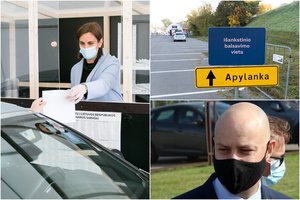 Pirmą kartą istorijoje – balsavimas automobiliuose: A. Veryga kritikuoja, VRK ramina