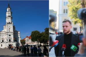 Kaune balsą atiduoti atvykęs G. Landsbergis turės sugrįžti antrąsyk: išgąsdino eilė