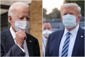 D. Trumpas dar kartą paniekino rinkimų varžovą J. Bideną: skriejo nepagarbūs žodžiai