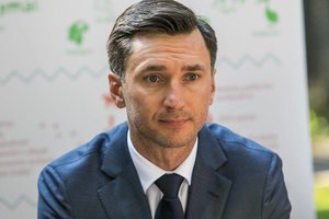 Deividas Šemberas tapo mažojo futbolo ambasadoriumi