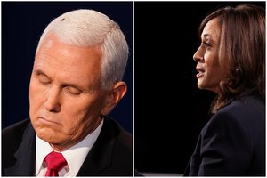 JAV prezidento rinkimų debatuose K. Harris užsipuolė D. Trumpo „nesėkmę“ kovojant su virusu