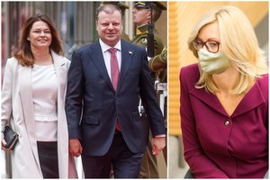 S. Skvernelis: džiaugiuosi, kad žmona turi drąsos agituoti už R. Tamašunienę