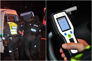 Girtas naktį prie vairo įkliuvęs Kauno verslininkas rėžė fantastišką versiją: pareigūnai šaudė ir vertė gerti „aitrų“ skystį