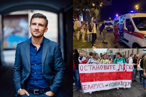 52 krauju aplaistytos dienos: vilnietis Maksimas Milta atsidūrė Baltarusijos kovų centre