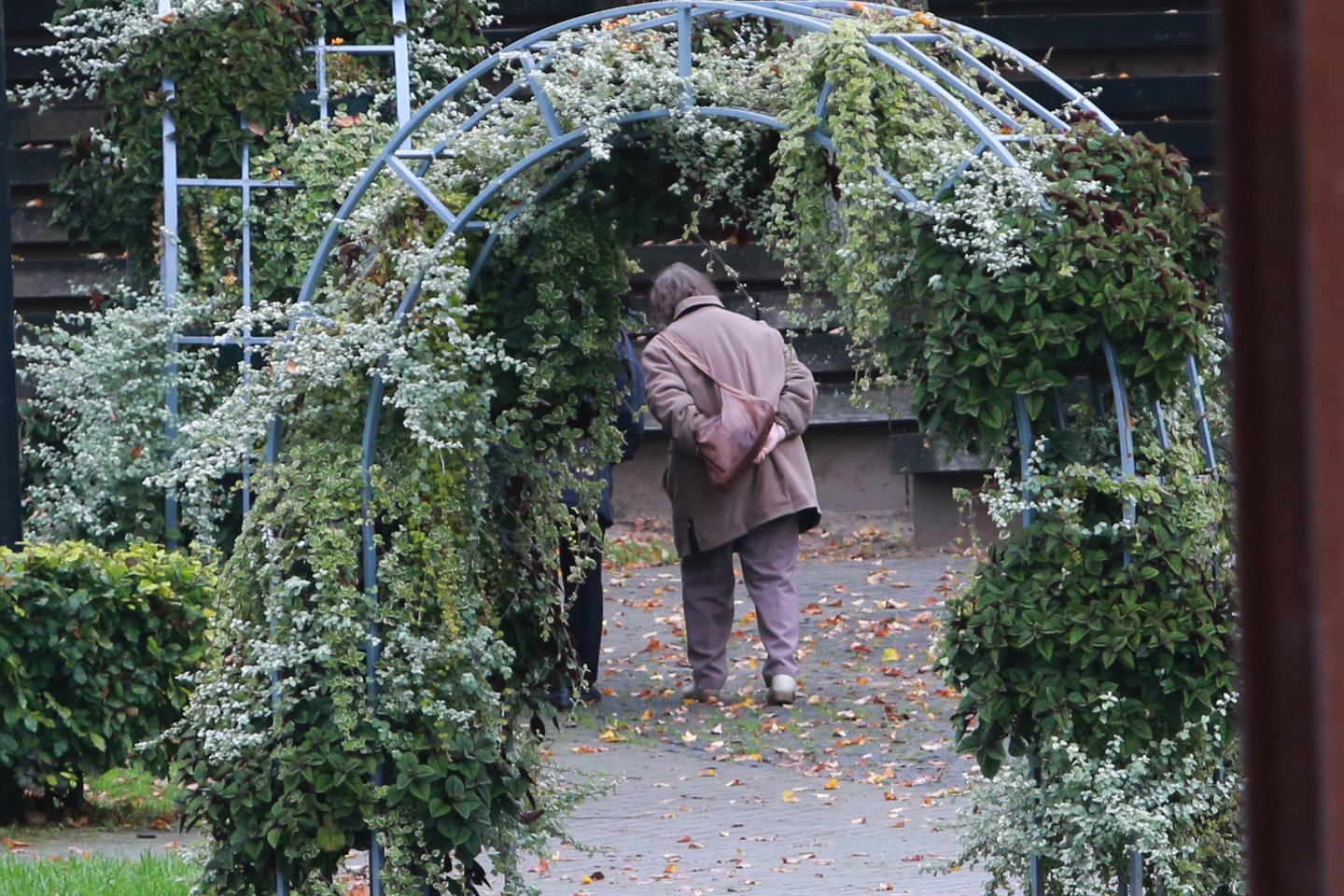 Parke vaikštinėjo vos keli žmonės.<br> G.Bitvinsko nuotr.