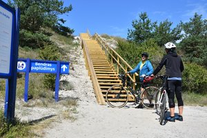 Dviračių takui nuo Smiltynės iki Nidos sutvarkyti atrieks milijonus eurų