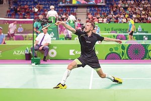 Populiarumas auga, bet badmintono meistrų mažoka