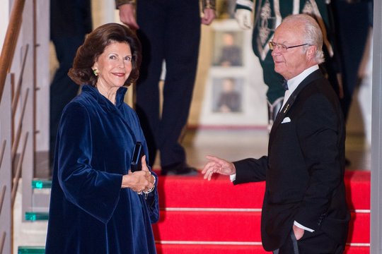 1992 m. spalio 16–17 d. Lietuvoje su valstybiniu vizitu lankėsi Švedijos karalius Karolis XVI Gustavas ir karalienė Silvija.<br>J.Stacevičiaus nuotr.