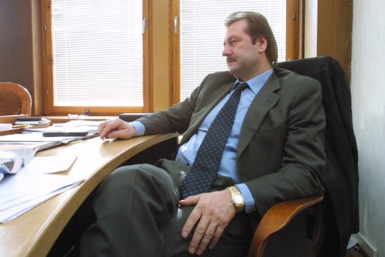 2003 m. Vilniuje įkurta Darbo partija. Jos pirmininku išrinktas turtingiausias Seimo narys Viktoras Uspaskichas.<br>P.Lileikio nuotr.