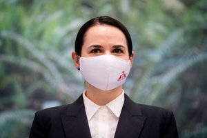 S. Cichanouskaja: dialogas neįmanomas, kai valdžia grasina ginklu