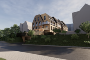 Atgimstančiame sostinės rajone griaunamą namą keis daugiabutis