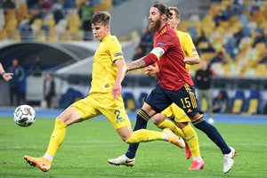 Tautų lygoje – Ukrainos pergalė prieš Ispaniją