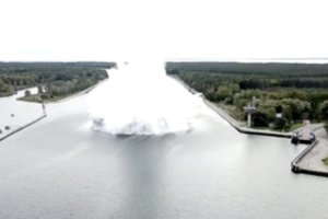 Baltijos jūroje nugriaudėjo įspūdingas sprogimas