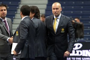 R. Kurtinaitis atvyko į Madridą – klubas paneigė gandus, kad trenerio neišleido Rusijos pasieniečiai