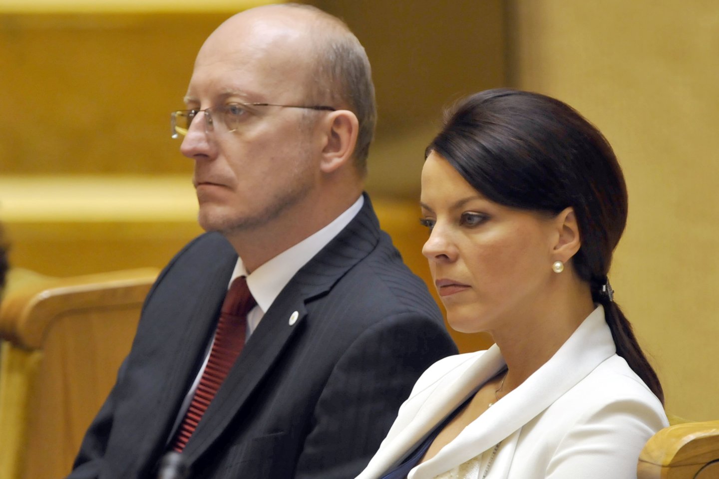 Arūnas Valinskas ir Inga Valinskienė.<br>P.Lileikio nuotr.