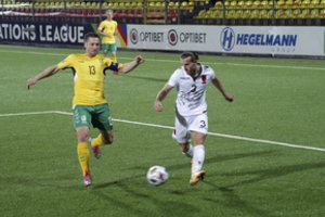 Lietuviai tęsia nepralaimėtų rungtynių seriją: namuose lygiosiomis sužaidė su Albanija