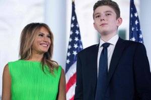 M. Trump: JAV prezidento paauglys sūnus buvo užsikrėtęs koronavirusu