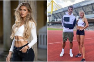 Vokietijos futbolo rinktinės narys priėmė gražuolės bėgikės iššūkį: rezultatas nustebino