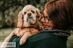 Liūdno snukučio šunytė per karantiną suvirpino Eugenijos širdį: Rikos istorija graudi