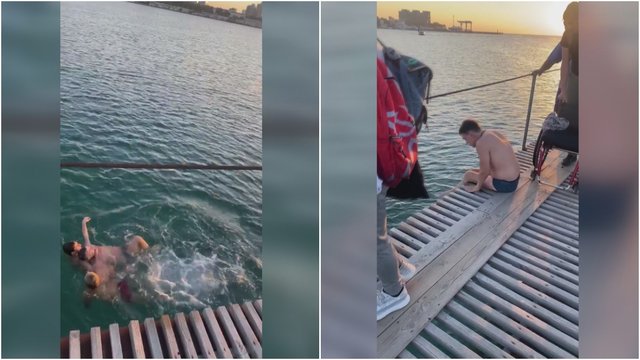 Neįgalus vyras nėrė į vandenį padėti skęstančiam jaunuoliui: jo istorija suvirpins ne vieno širdį 