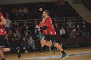 13 įvarčių pelnęs Ž.  Micevičius alytiškius vedė į pergalę prieš „Dragūną“