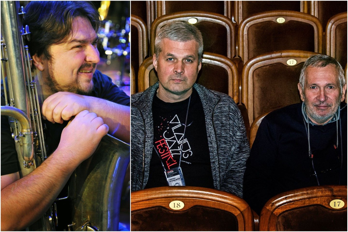  „NoBusiness Records“ įkūrėjai: (iš kairės) L.Mockūnas, D.Mikailionis ir V.Anosovas.<br> V.Suslavičiaus nuotr.