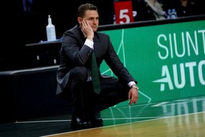 „Žalgirio“ treneris M. Schilleris įvertino pirmąkart pasirodžiusi aikštėje M.Blaževičių: „Ieškosime jam situacijų“