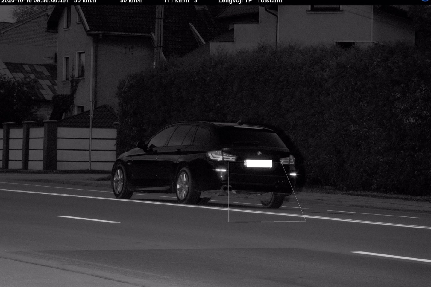 Per savaitę Kelių patrulių kuopos pareigūnai mobiliaisiais greičio matavimo prietaisais užfiksavo 852 greičio viršijimo atvejus.<br>Kauno policijos nuotr.