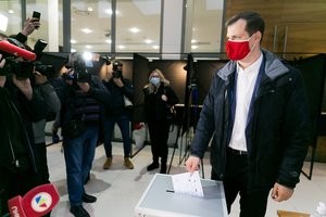 Už „mažesnę blogybę“ prabalsavęs G. Paluckas atskleidė, kokio rinkimų rezultato norėtų