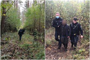 Akmenės r. miške paklydusio medkirčio pareigūnai ieškojo parą, pasitelktas sraigtasparnis