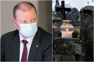 S. Skvernelis apie taisykles per Vėlines lankant kapines: „Tai galioja visai šaliai“