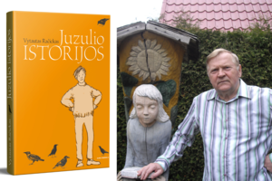 „Zuikos padūkėlio“ autorius V. Račickas atsisveikino su šlepetėmis ir įsispyrė į batus