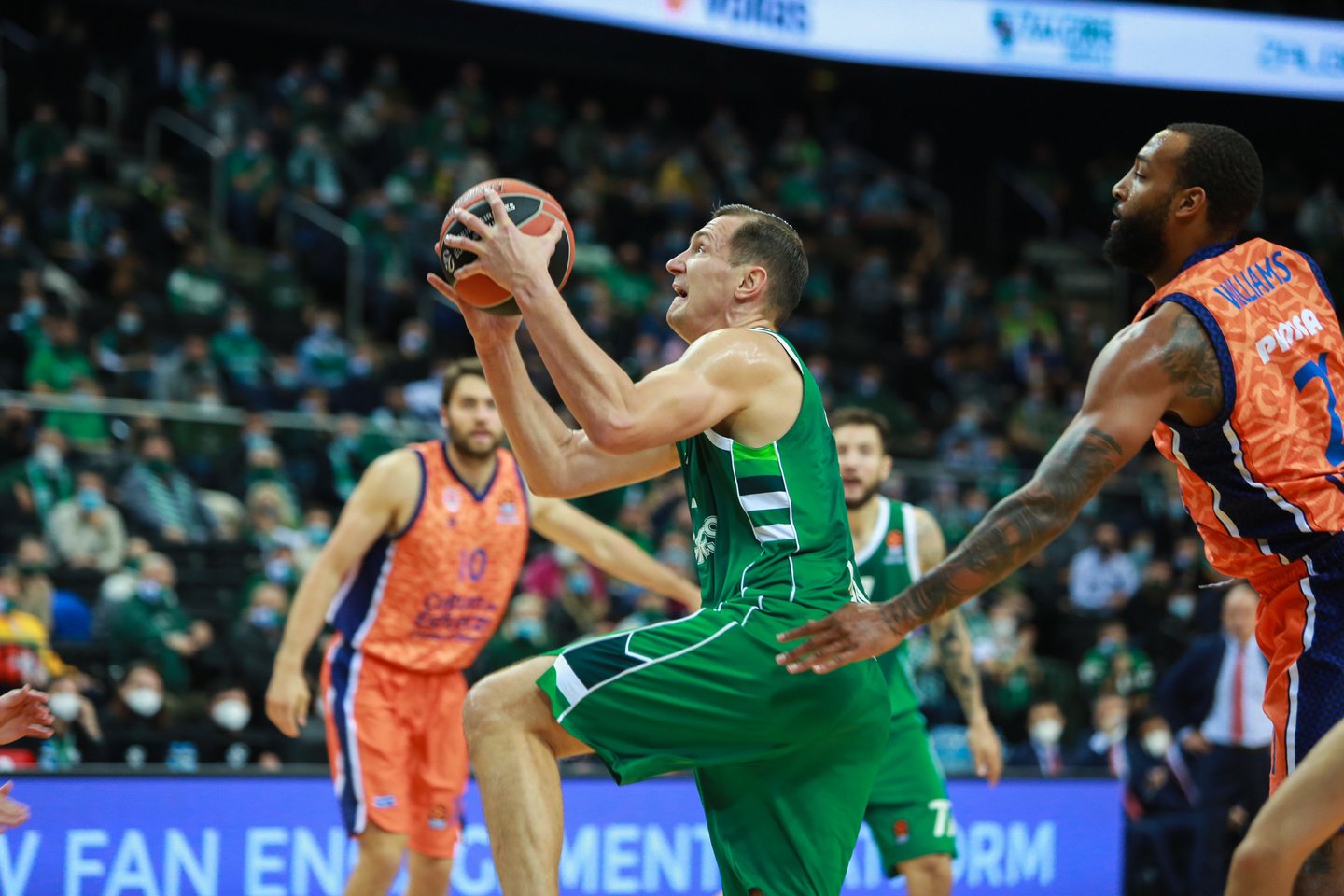 Kauno pralaimėjo ispanams.<br>G.Bitvinsko nuotr.