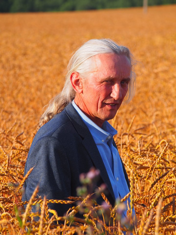  Valentinas Genys – Lietuvoje žinomas ekologinio ūkininkavimo entuziastas.<br> Asmeninio archyvo nuotr.