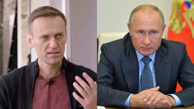 V. Putinas: „Jeigu būčiau norėjęs A. Navalno mirties, jam nebūtų leista išvykti gydytis į Vokietiją“