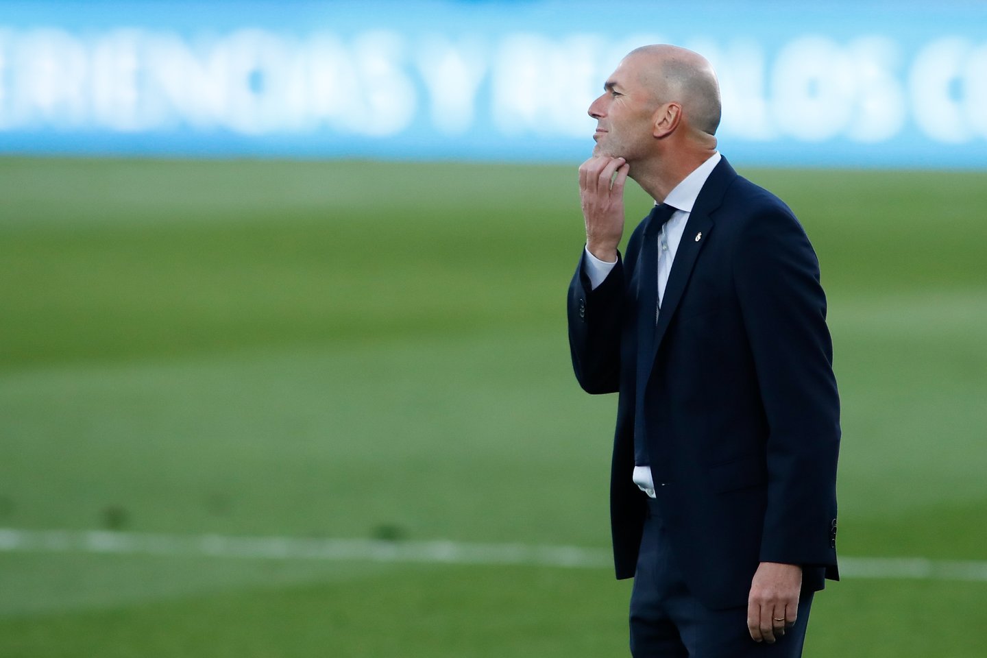 Z.Zidane'as nesėkmės atveju gali palikti Madrido „Real“ futbolo klubą.<br> Zuma/Scanpix nuotr.