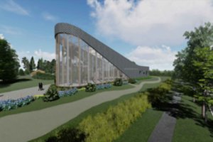 Ypatingoje sostinės vietoje suprojektavo labai neįprastos formos statinį