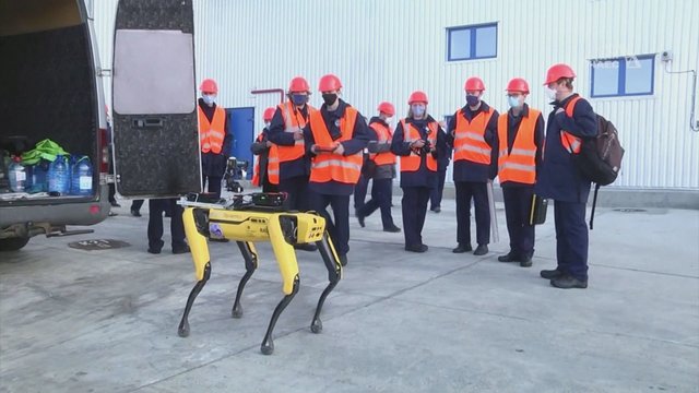 Černobylyje išbandytas radiacijos lygį fiksuojantis robotas