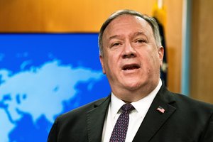 M. Pompeo Šri Lankoje ir Maldyvuose tęsia JAV kampaniją prieš Kiniją