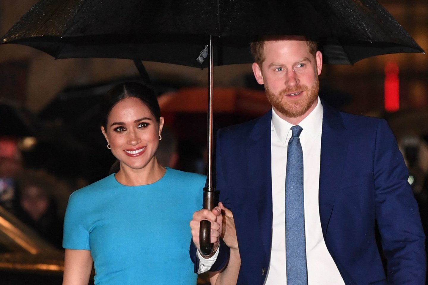 Meghan Markle ir princas Harry.