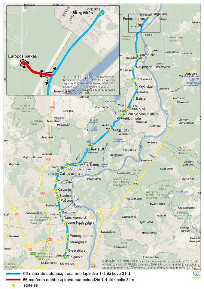 Nuo lapkričio 1 d. Vilniuje keisis kelių maršrutų autobusų tvarkaraščiai.<br>Pranešėjų spaudai nuotr.