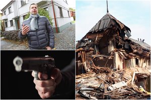 Iš tarpukario vilą griaunančio kauniečio skrynios lenda skeletai: įklimpo dėl nelegalaus ginklo ir vogtos kameros realizavimo