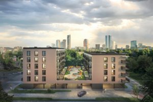  Šnipiškėse pradedamos dar 2 gyvenamųjų namų statybos 