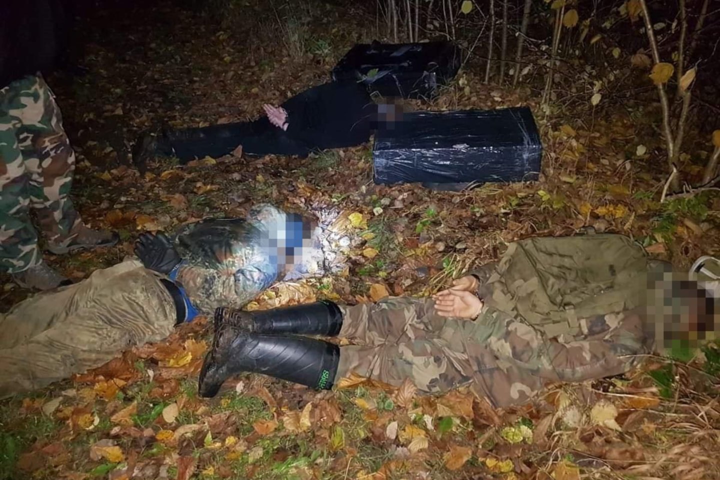 Į pasieniečių pasalą Ignalinos r. pateko trys rūkalų gabentojai.