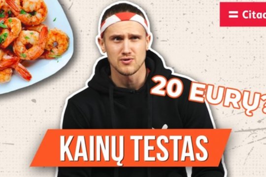 Naujoje LKL rubrikoje – Ž. Skučą nustebinusios produktų kainos