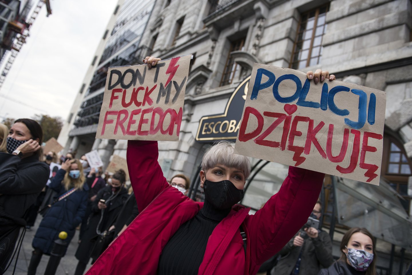  Protestai Lenkijoje.<br> ZUMA Press/Scanpix nuotr.