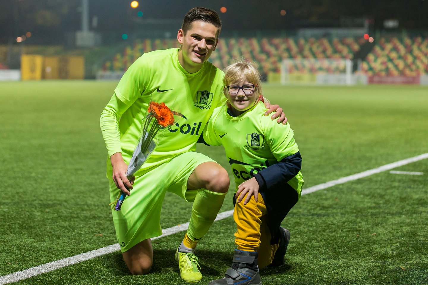 Su futbolu mergaitę supažindinęs D. Malžinskas: „Norėčiau, kad tokie žmonės užpildytų stadionus“