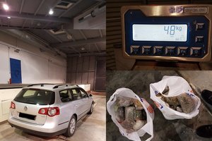 Muitininkui kyšį siūliusio vyro automobilyje – 48 kilogramai elektroninių detalių laužo kontrabandos
