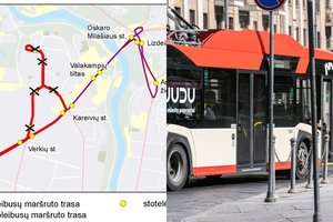 Vilniuje laikinai keisis 6-ojo troleibusų maršruto trasa