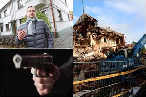 Istorinę Kauno vilą nušluoti užsigeidęs verslininkas įkliuvo su nelegaliu ginklu: „Radau vaikščiodamas lauke“